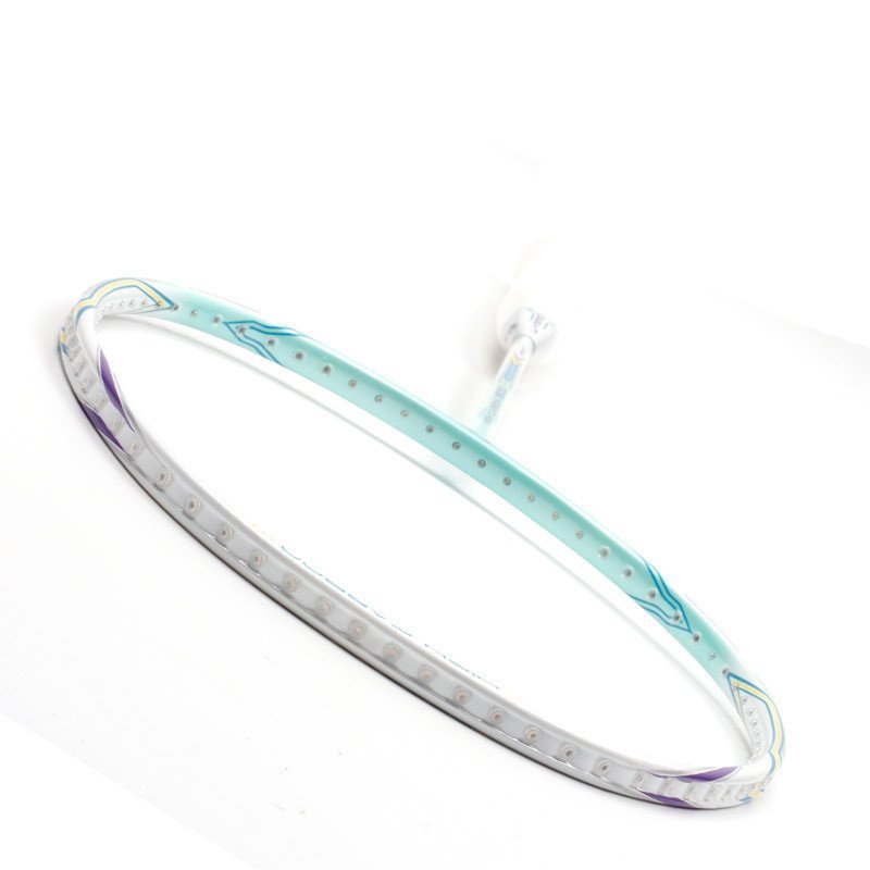 lining 正品单人 全碳素羽毛球拍hc高碳系列 hc1900青色配李宁7号线