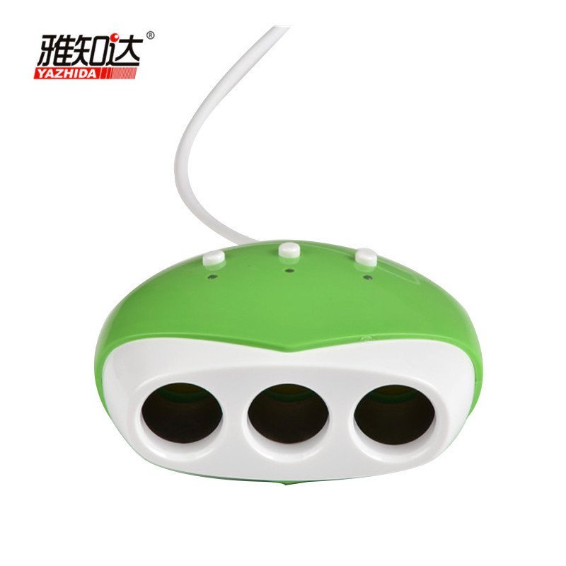 雅知达独立开关设计 双USB 车载充电器