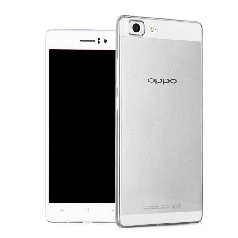 逸美达 OPPOR5手机壳OPPO R5保护套潮R8107硅胶软硬外壳超薄男女防摔 【轻薄软壳/全包版/透明】