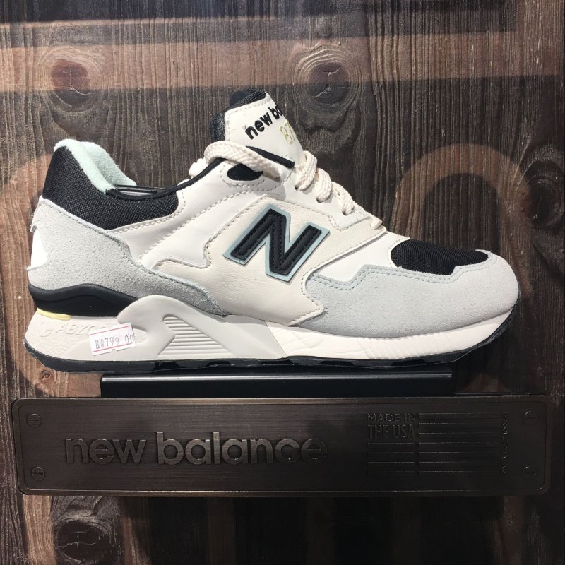 New Balance/NB 新百伦专柜正品新款878男鞋复古鞋 休闲运动跑步鞋ML878BG/GW/WW 白色/黑色 41.5码