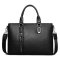 薇思黛 2016新款 欧美潮电脑包公文男包男士包手提包时尚休闲包 黑色横版