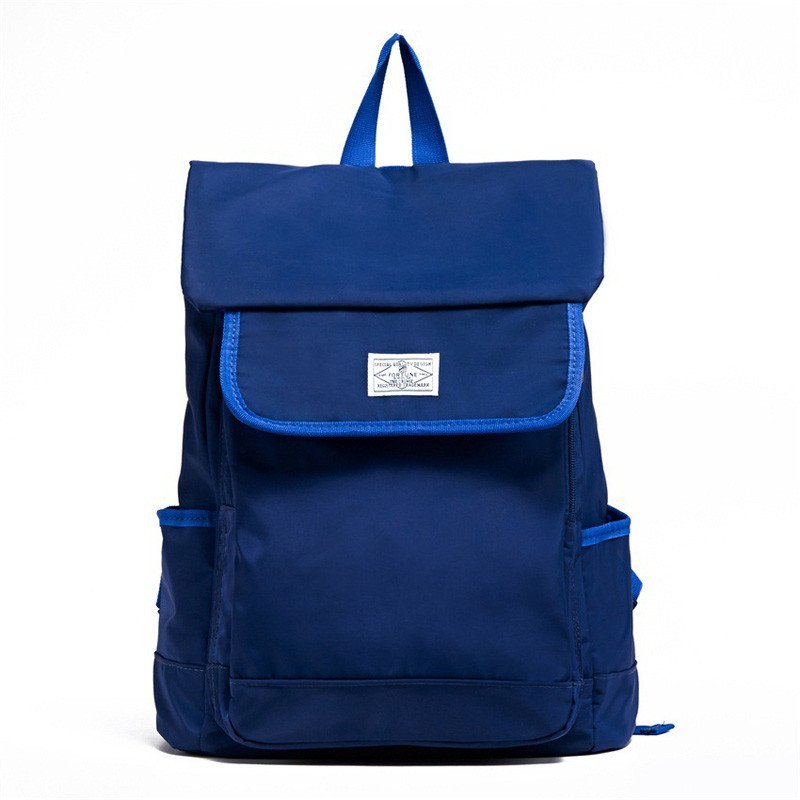 薇思黛 2016新款 韩版个性女式背包户外旅行休闲双肩包潮流学生书包背包 深蓝色