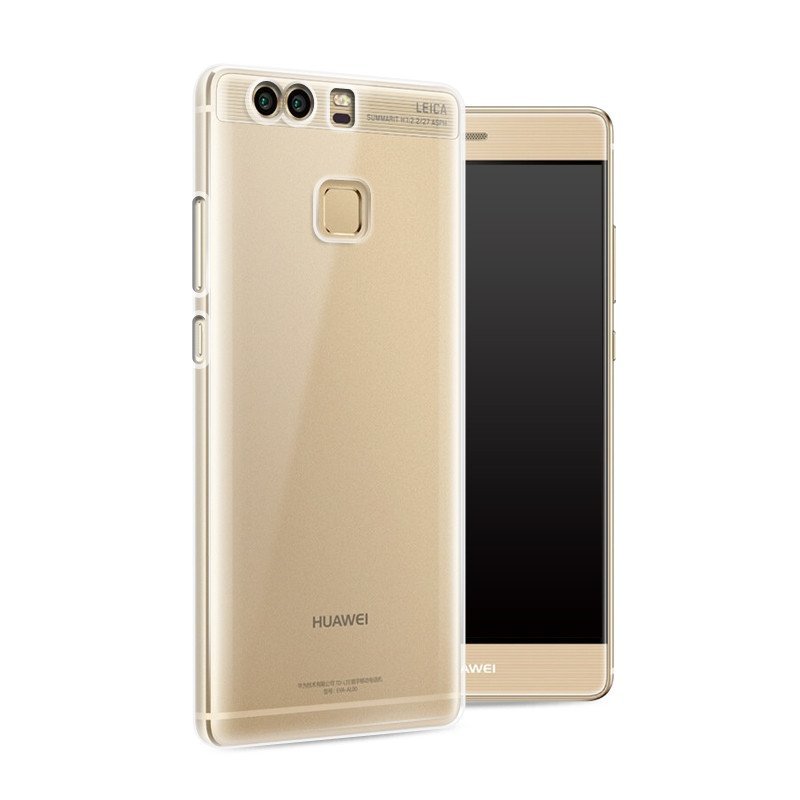 逸美达 华为P9/P9Plus手机壳保护套软硅胶防摔透明硅胶套男款薄包邮 P9【轻薄软壳/全包版/透明】【送钢化玻璃膜】