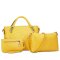 薇思黛 2016新款女包休闲百搭大容量子母包三件套母子包套装女包包 黄色