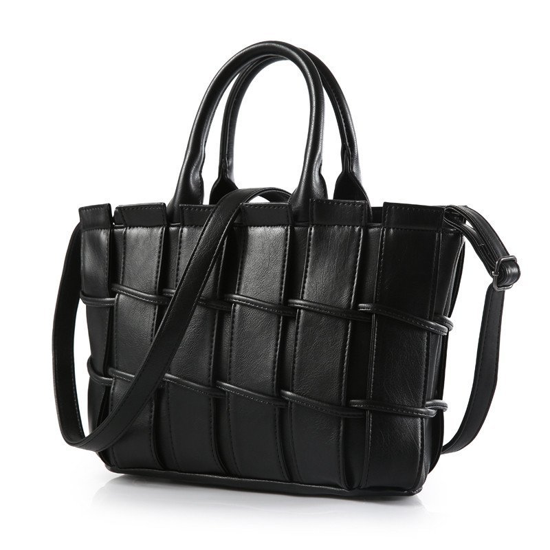 薇思黛 女包 单肩包女包新款 2015新款时尚女士包包手提包休闲包 黑色