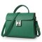 薇思黛女包单肩包女士包包新款手提包斜挎包休闲手提女包 大号绿色