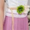 2016夏季新款修身显瘦两件套连衣裙套装棉麻蕾丝女 2XL 蓝色