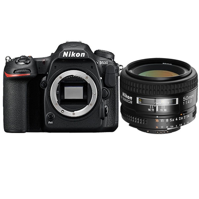 尼康(Nikon) D500（50mm F1.4D）数码单反相机 单镜头套装 约2088万像素
