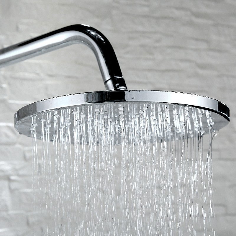 凯鹰 淋浴花洒套装带置物架安全防烫 839 a款 银色高清实拍图