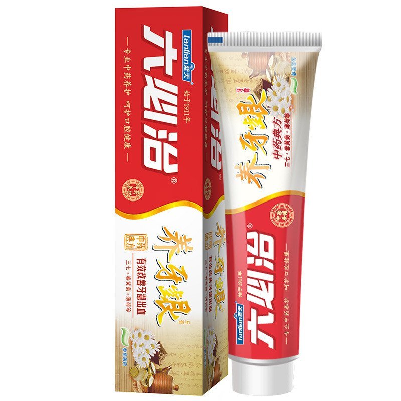 六必治养牙龈牙膏参菊薄荷150g