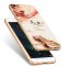 途瑞斯 x6 plus手机壳 金属边框后盖浮雕彩绘保护套适用于vivo x6plus 金色边框-永不言弃