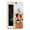 途瑞斯 x6 plus手机壳 金属边框后盖浮雕彩绘保护套适用于vivo x6plus 银色边框-玫瑰花