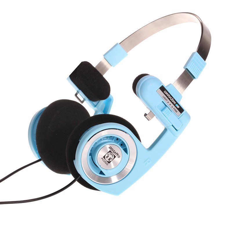 高斯（KOSE）PORTA PRO Blue 头戴式便携超重低音耳机 蓝色