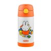 膳魔師(THERMOS)高真空不锈钢吸管杯水杯 （米菲） F4013 MF 橙色适用于12个月以上宝宝