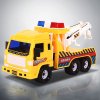 乐飞（LEFEI）城市特种车系列 8988城市清障车 中号救援维修拖车 男孩工程车 玩具模型汽车3-6岁