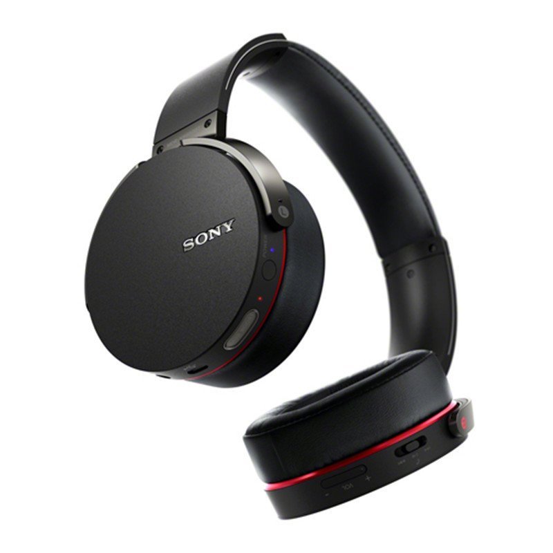 索尼（SONY)重低音蓝牙立体声耳机 MDR-XB950BT（黑色）