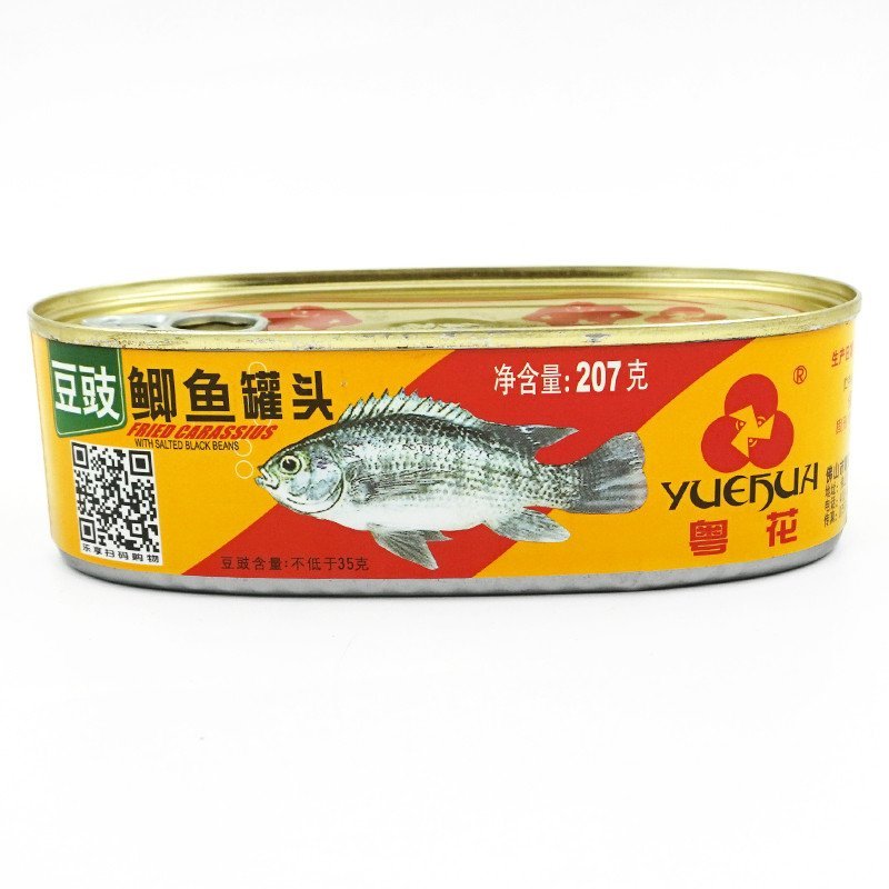 粤花豆豉鲫鱼207克