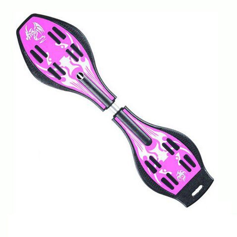 欧伦萨 户外运动轮滑滑板时尚创意儿童礼物闪光2轮滑板车活力板游龙两轮滑板车二轮儿童滑板车 简配龙款紫