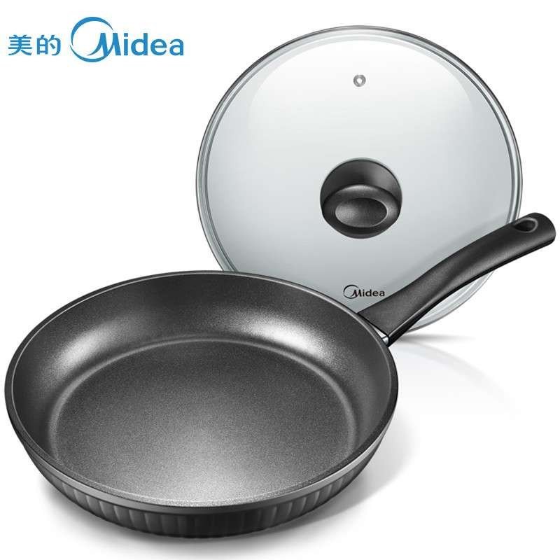 美的（Midea）煎锅不粘锅平底锅 少油烟电磁炉通用JL26X1