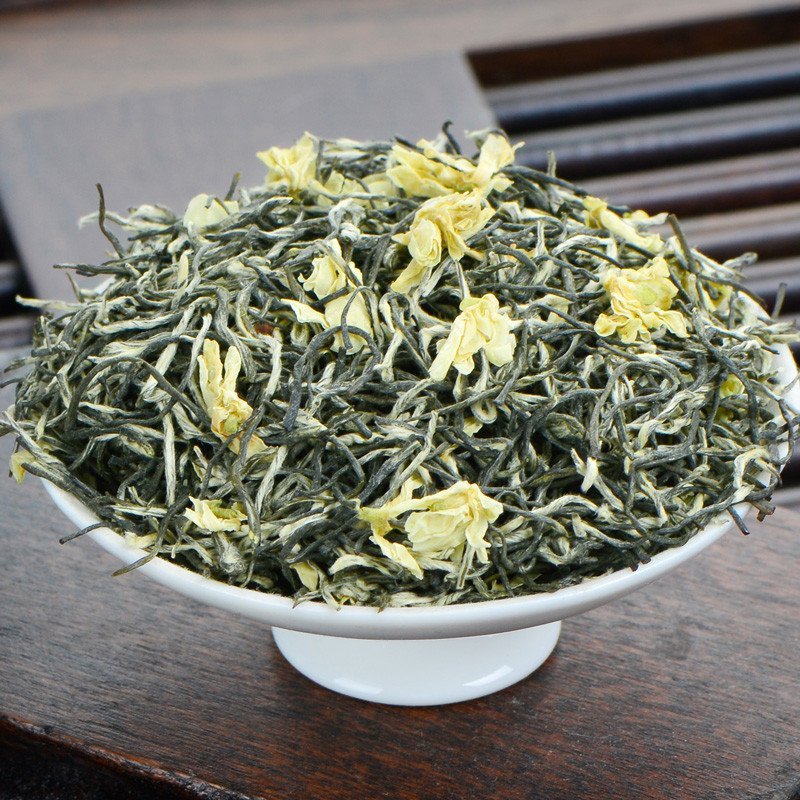 峨眉雪芽 2016新茶 慧欣茉莉花茶特級108g花毛峰綠茶葉高清實拍圖