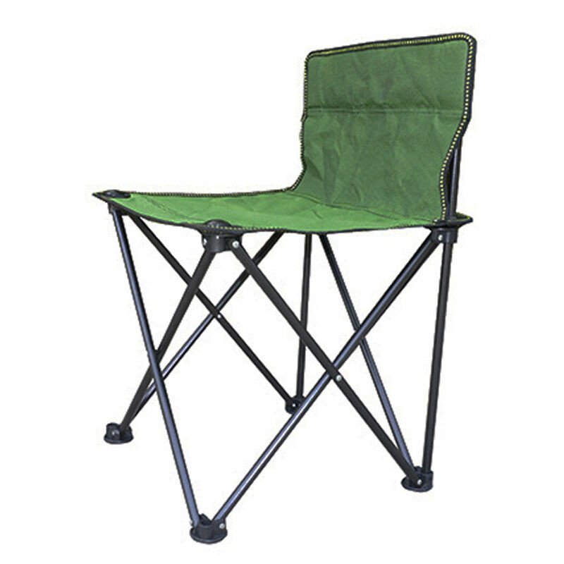 户外便携式折叠椅钓鱼椅椅子野餐烧烤露营野营出行旅游度假 绿色实布