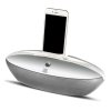 JBL BOAT 音乐快艇 蓝牙音箱 苹果5/6S 充电底座音箱 同步闹钟FM调频收音- 珠光白