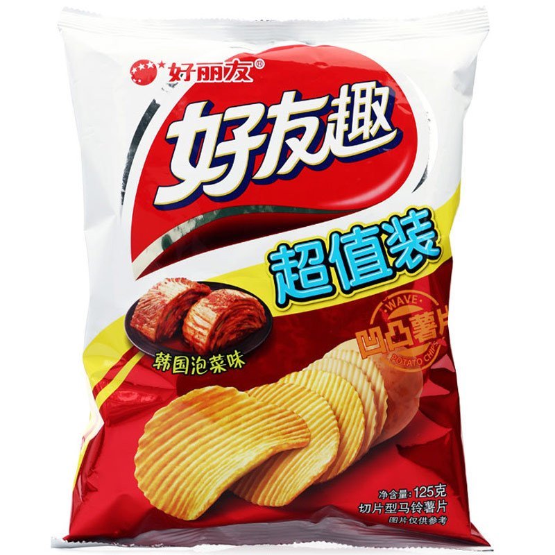 好丽友好有趣韩国泡菜味125g
