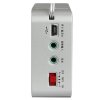 德生（Tecsun） ICR-100（银色）广播录音机 数码音频播放器 插卡收音机 小音箱 收音机 插卡音箱