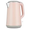 海尔(Haier)电水壶 HKT-2618A 双层防烫保温1.6升容量 304不锈钢 优质温控器 电烧开水壶