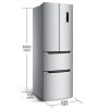 奥马冰箱BCD-300WF轻奢银