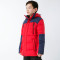 WHS沃海森 新款时尚青少年羽绒棉服 男童中长款拼接冬外套7541702 XL/44 橘红色/P
