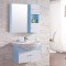 帝宏 浴室柜 卫浴家具 挂墙式pvc洗脸盆组合卫浴柜套装62尺寸小户型 白色环 0.6M