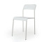 迈亚家具 现代简约椅子时尚创意椅休闲靠背椅个性塑料椅家用塑料餐椅洽谈椅 白色（3张起发）