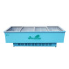 捷盛（JS）SCWD4-1088F 1088升 2.8米蓝色玻璃门岛柜卧式冷柜商用 超大容量展示冰柜 超市大容量展示冷柜