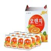 九日牌加糖橙子果汁饮料238ml*12瓶 韩国进口橙汁饮料