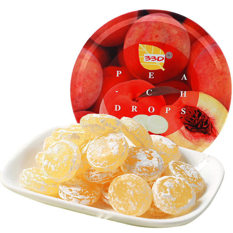 33d牌水蜜桃味糖果200g 德国进口零食高清实拍图