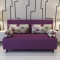 有居 uzjuz 多功能沙发床单人1米双人1.2米1.5米两用布艺小户型可折叠沙发床 紫色1.8米