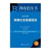 湖南蓝皮书:2016年湖南社会发展报告