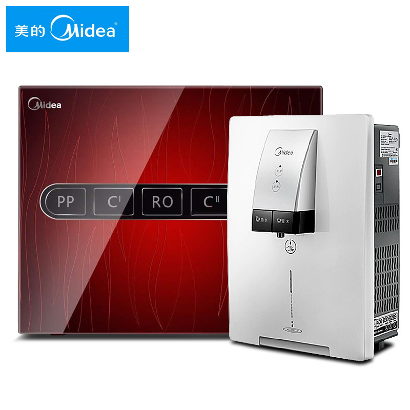美的（Midea）净饮套餐净水器MRO121C-4+管线机MG902-R (苏宁定制）