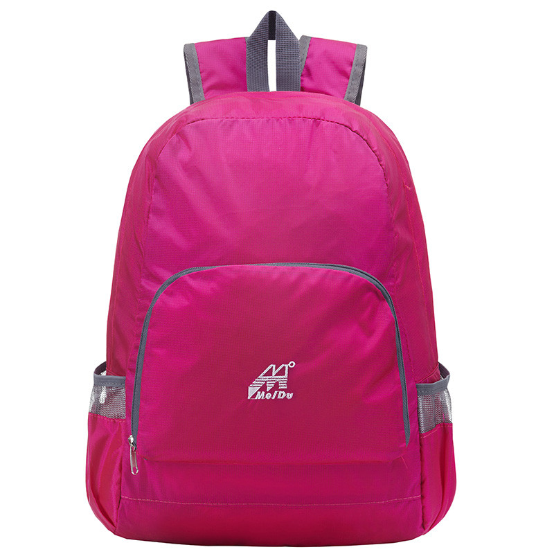 户外背包轻质双肩背包 旅行折叠包 皮肤包 腰包多功能包 mlb1020 粉色