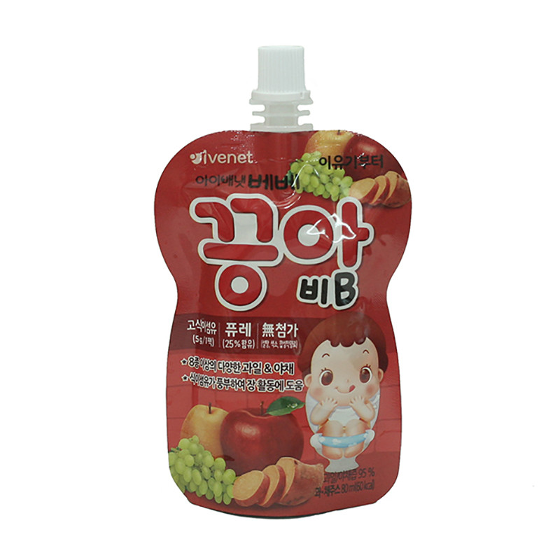 艾唯倪(ivenet)贝贝果蔬汁B 80ml