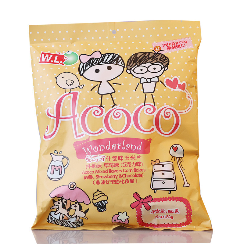 W.L. 爱可可什锦味玉米片 180g/袋 菲律宾进口