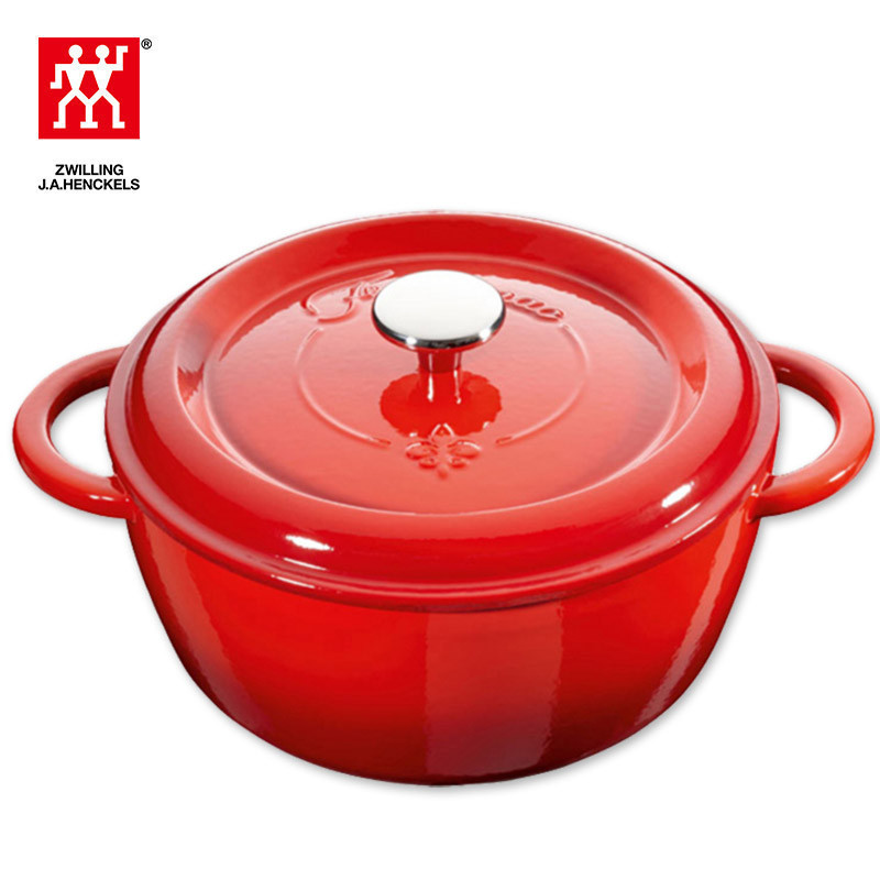 双立人(ZWILLING)旗下 Fontignac 芳庭 锅具 24cm珐琅铸铁锅