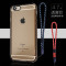 BOW航世 iphone6 plus手机壳苹果6s软硅胶男女透明壳6防摔挂绳5.5 5.5寸透黄
