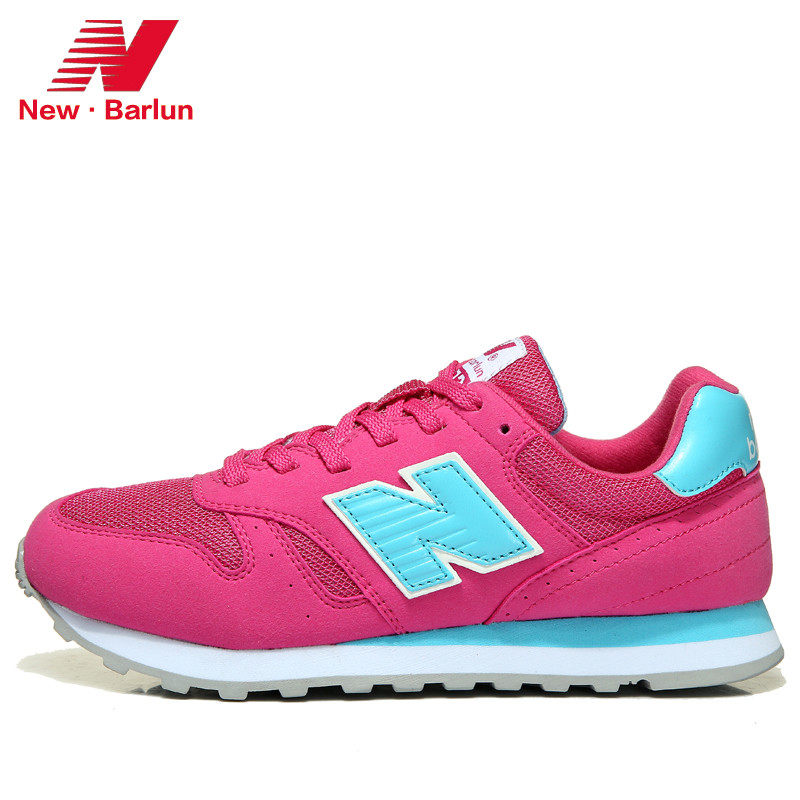 ZSQ NEW·BARLUN/纽巴伦 273新缤纷校园系列 情侣款运动鞋 跑步鞋 复古休闲鞋 273女XQFL谦粉兰 36码