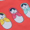 猫人儿童 女童纯棉莱卡套服女孩保暖家居服套装TL6228 100cm 桔红