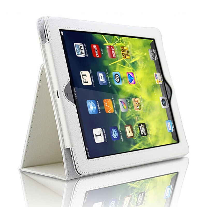 魅爱琳 iPad2支架 保护套 iPad3保护壳 iPad4外壳 iPad234苹果平板电脑配件 智能休眠皮套简约防摔 【注意】若不知型号，可对照留言A码，我们为您匹配