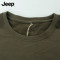 JEEP/吉普男士商务休闲长袖T恤衫JW13KT138 180/96B(54) N7