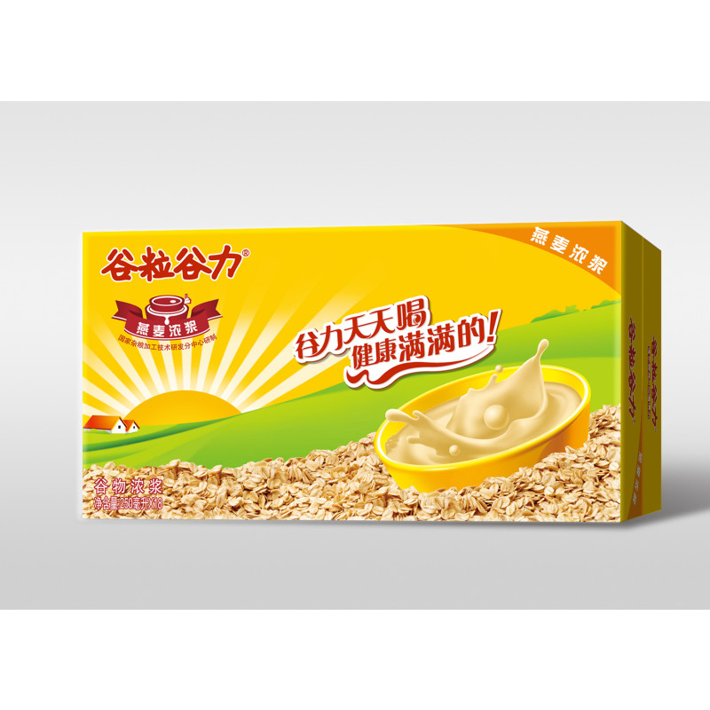 谷粒谷力 燕麦浓浆 含乳饮料 250ml*18/箱 箱装