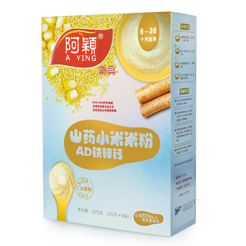 阿颖 山药AD铁锌钙小米米粉 225g/盒